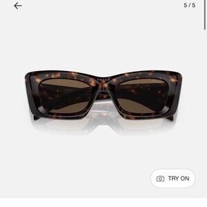 Prada Brown Tortoise Women's Sunglasses authentic